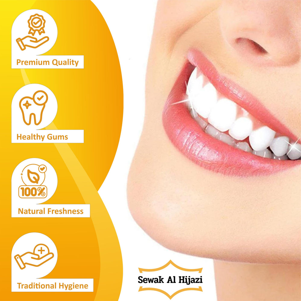 Organic Miswak sticks pack