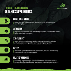Organic Muscle pre-workout mixing glass ready for a smooth shake.