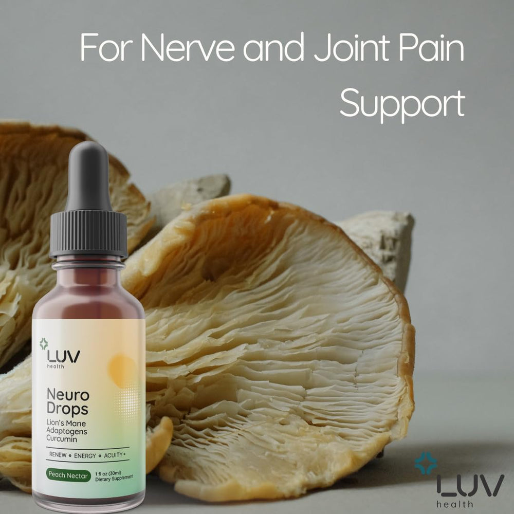 Organic adaptogenic mushrooms and turmeric ingredients
