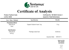 Plantago ovata seeds used for psyllium husk