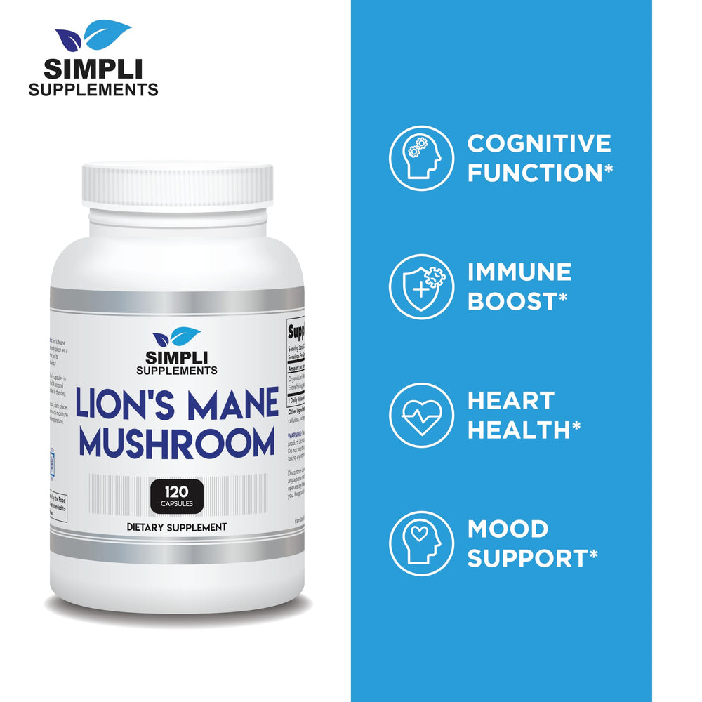 Organic Real Mushrooms Lion's Mane packaging