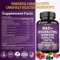 Pure organic Resveratrol depicted with berries