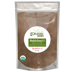 Organic Rhodiola Rosea powder extract 5:1 in resealable 112 g bag