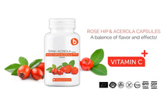 Product label highlighting 1000mg vitamin C from plant sources