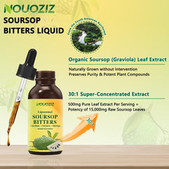 Serving illustration: 500mg soursop leaf extract per serving