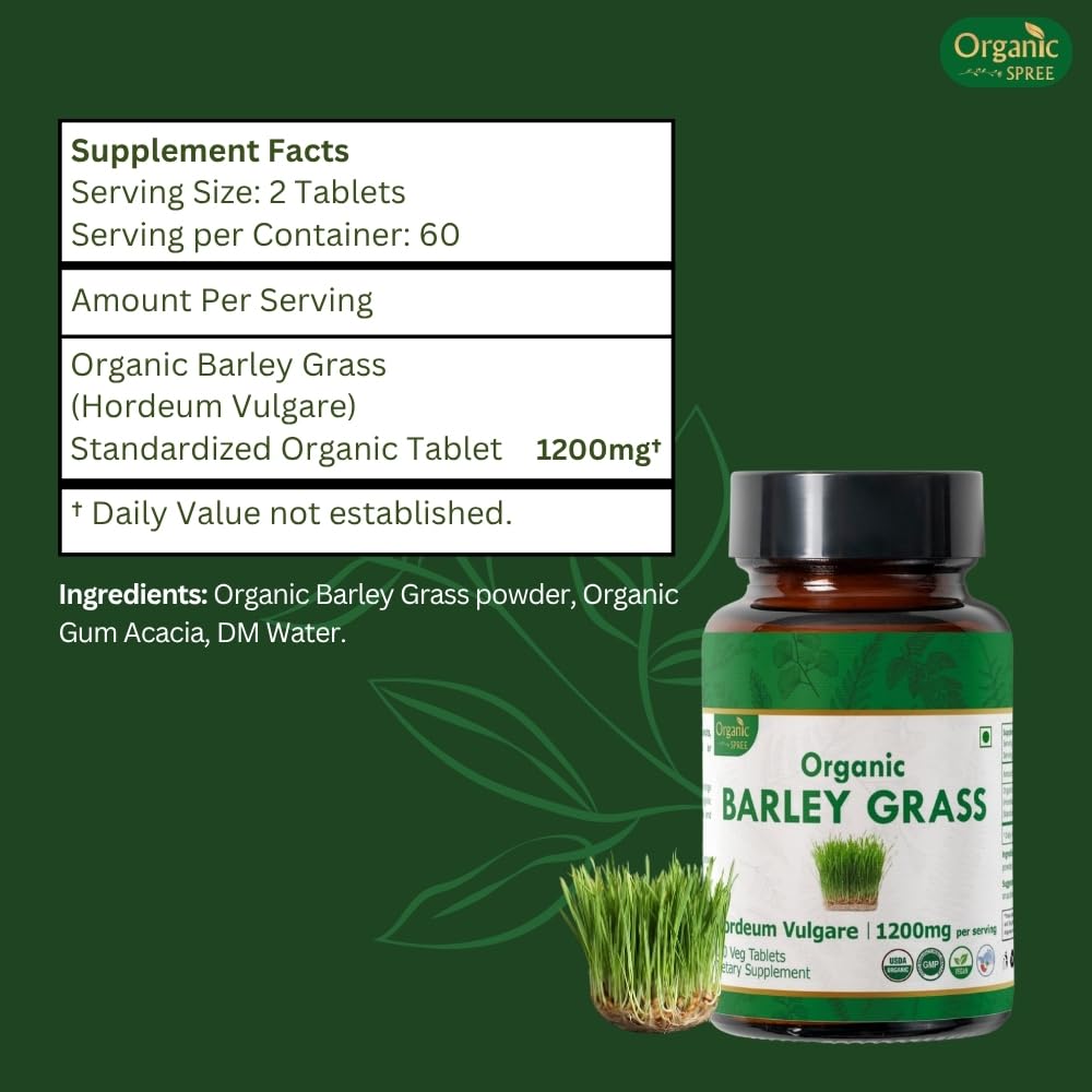 Detox and immune support benefits of barley grass tablets