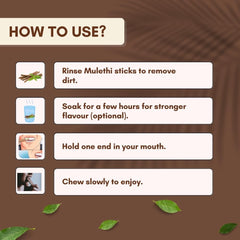 Mulethi Licorice Root sticks in GMP-certified packaging