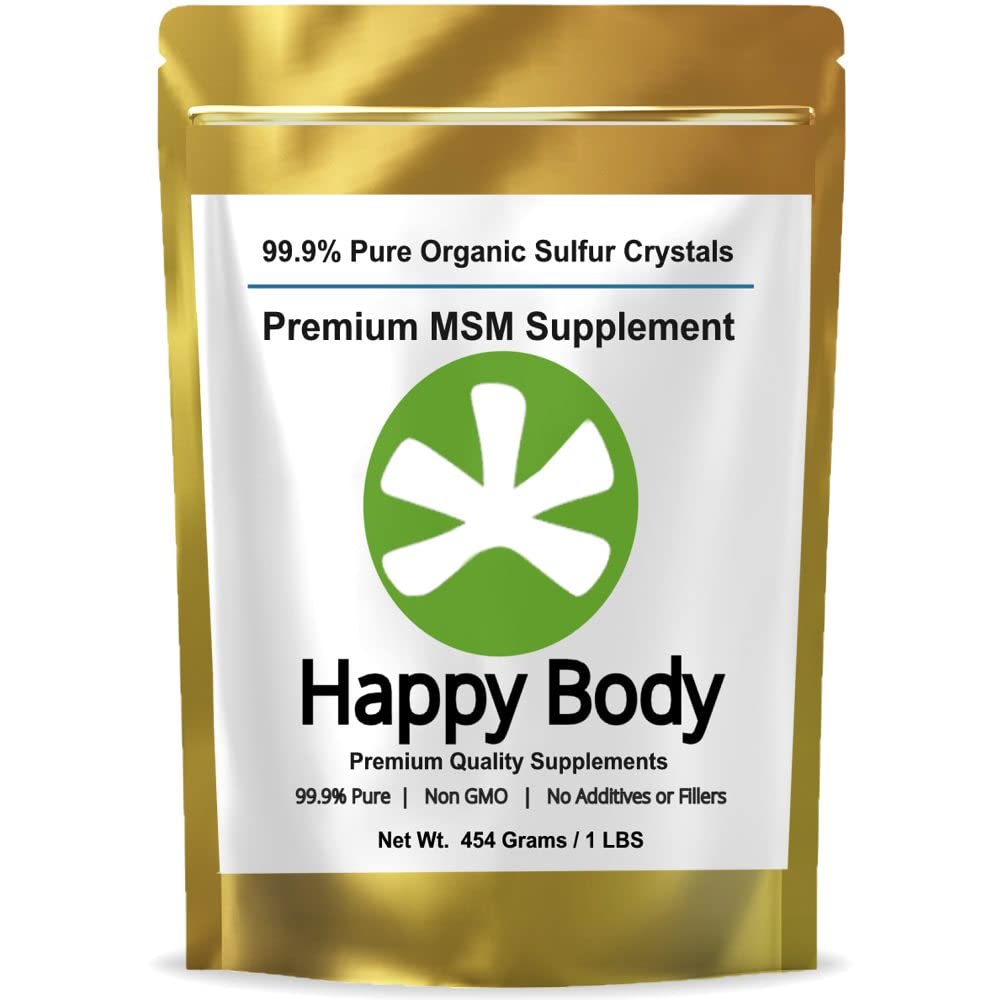 Organic sulfur MSM crystals in a 1 lb pack