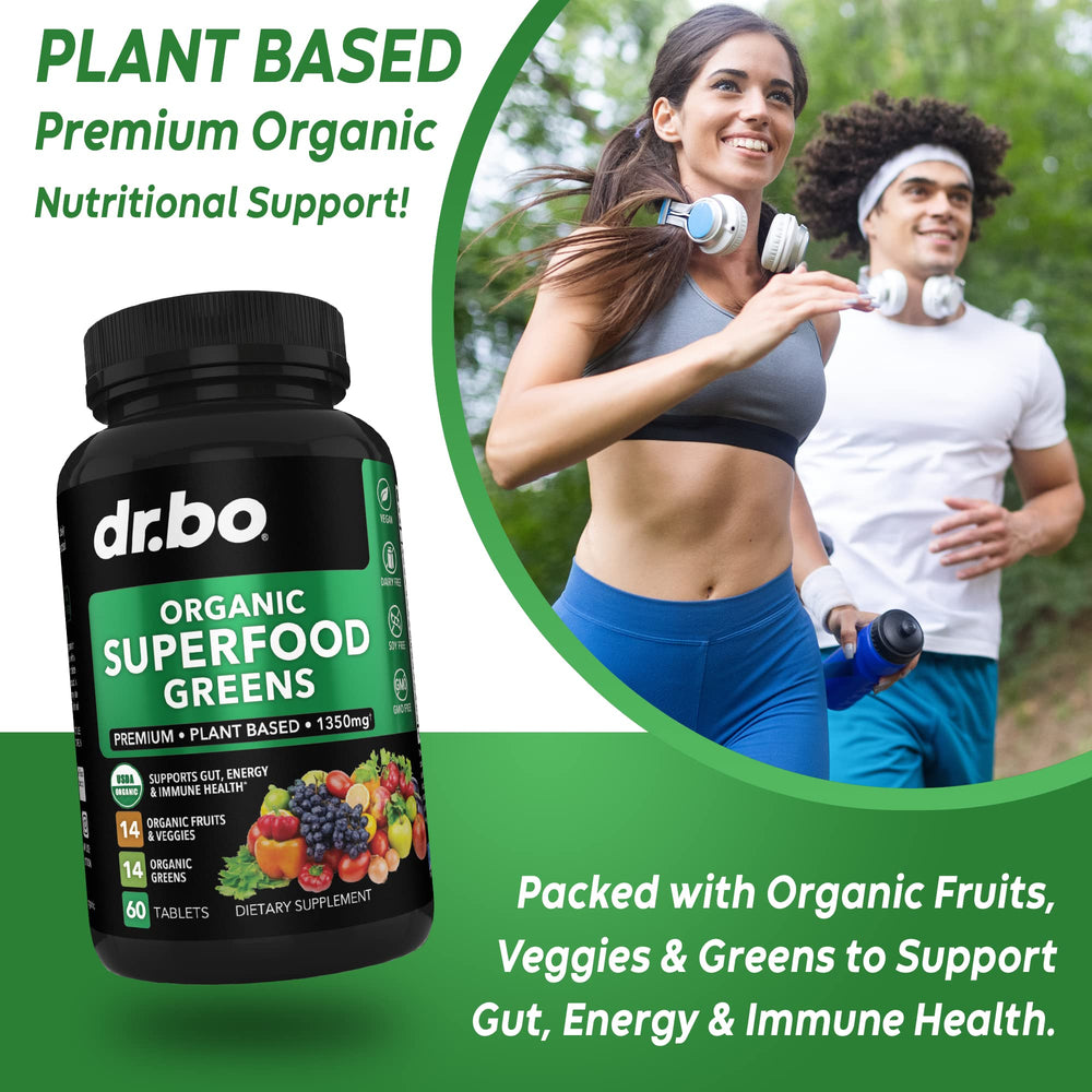 Green superfood tablets featuring cabbage, broccoli and kale