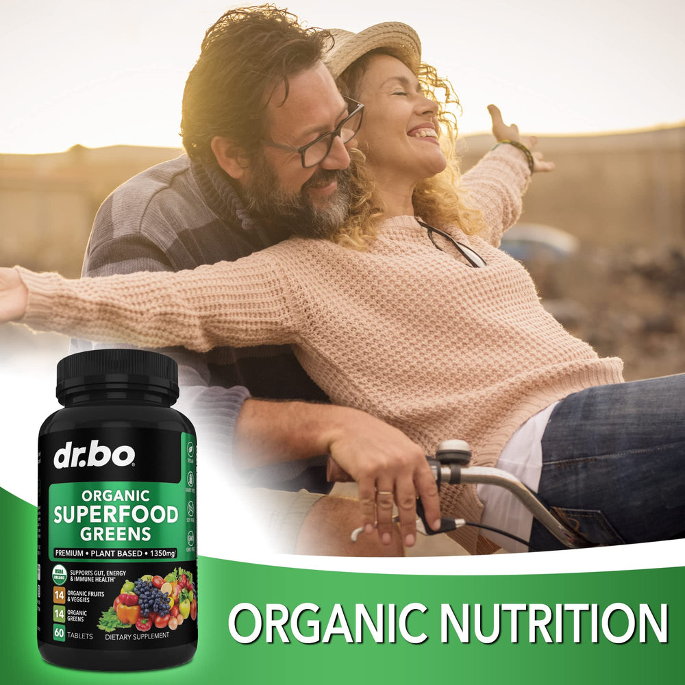 Close-up of energy-boosting super greens tablets