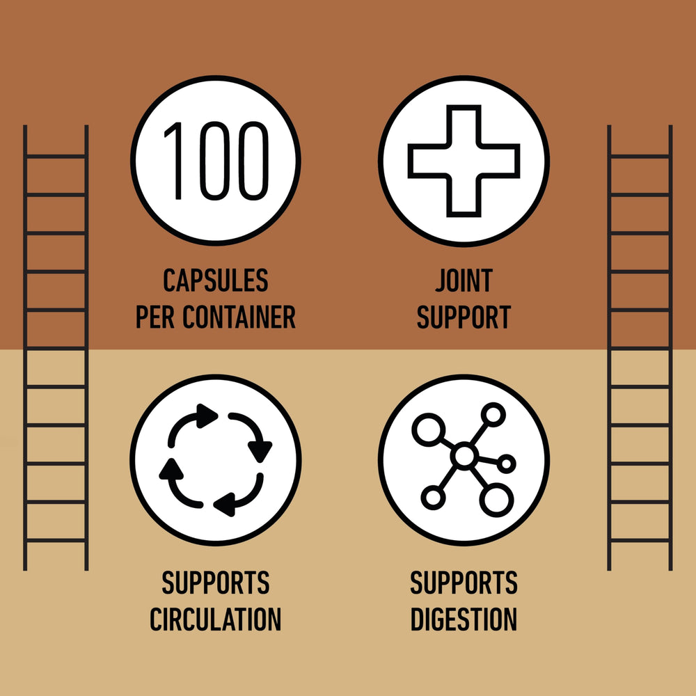 Lifestyle image suggesting joints, liver health and mood support