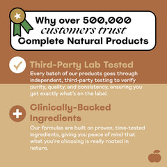 No fillers claim graphic highlighting purity