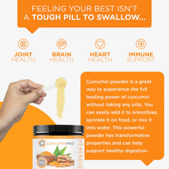 Organic turmeric curcumin supplement product image
