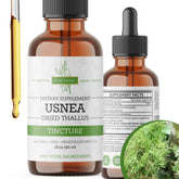 Organic Usnea Liquid Drops bottle with dropper