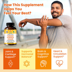 Wellness and energy lifestyle image with capsules