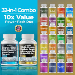 Organic vegan, Non-GMO capsules — USA Made