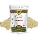 Organic Way Shatavari Powder 4oz resealable bag showing packaging