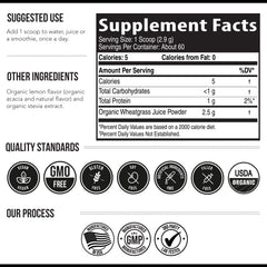 Nutritional highlights: chlorophyll, SOD, vitamins