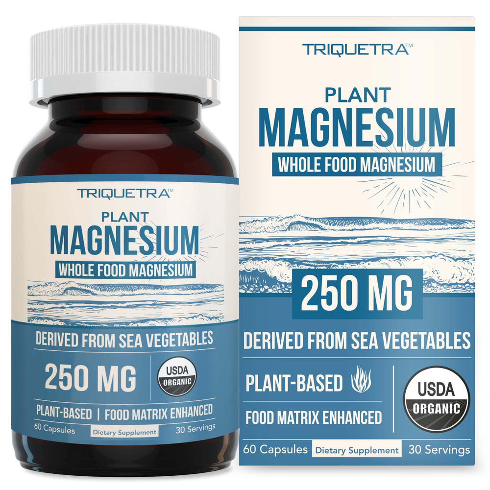 Organic whole-food magnesium from sea vegetable complex, 60 capsules
