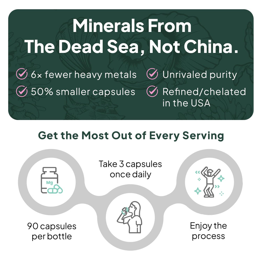 Packaging and bottle display of Organics Ocean supplement