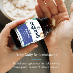 Graphic highlighting immune support and gut health