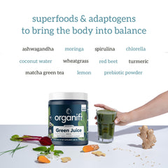 30 day supply Organifi Green Juice bottle with label