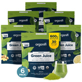 Organifi Green Juice bottle showing 180-day supply