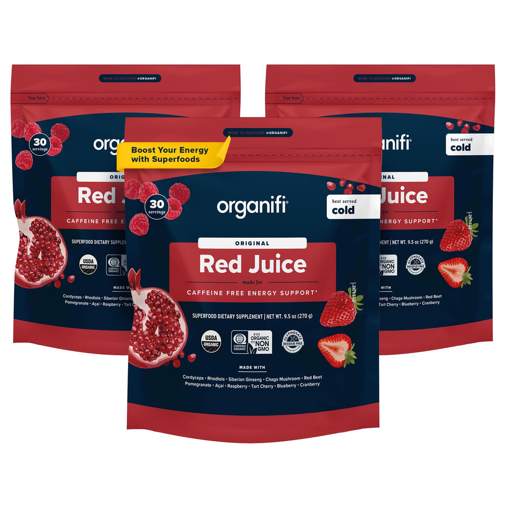Organifi Red Juice 90 servings front packaging