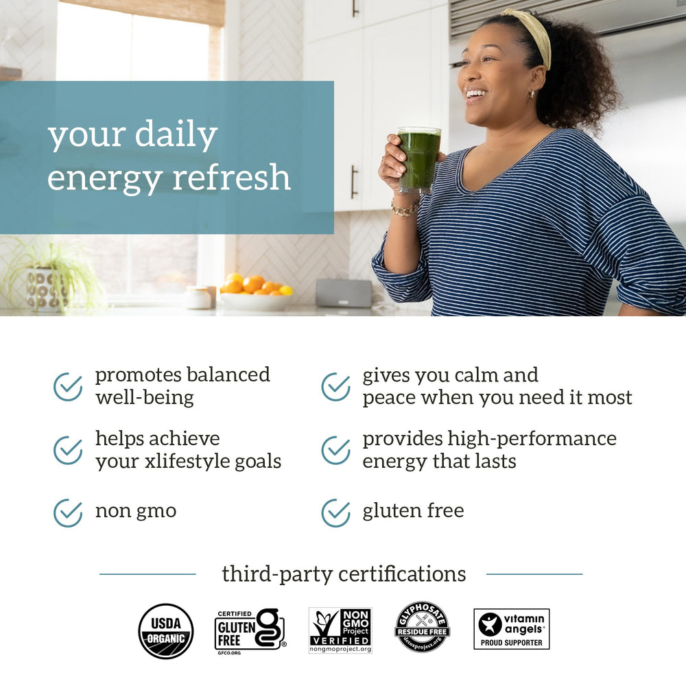 Organifi Red Juice bottle pour reveals berry-forward immune-supporting blend