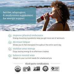 Organifi Red Juice immune-support blend with lemon and mushrooms