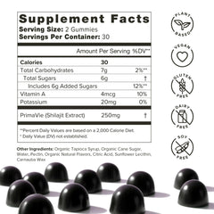 Close-up of Organifi Shilajit Gummies texture