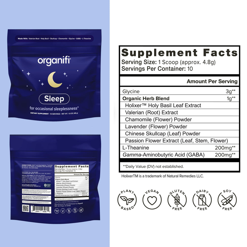 Organifi Sleep container with label