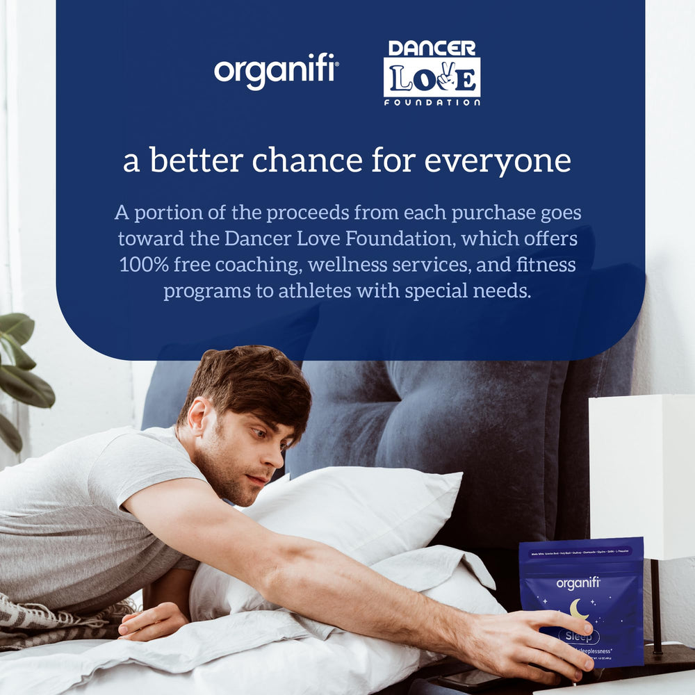 Lavender and calming herbs in Organifi Sleep blend