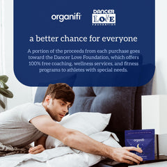 Lavender and calming herbs in Organifi Sleep blend