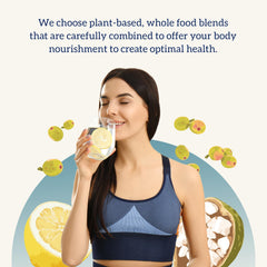 Gluten-free and Non-GMO badge on Organifi Pure packaging