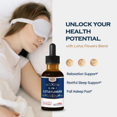 Dropper releasing Lotus Flowers Extract Drops