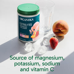 Illustration of hydration benefits for skin, hair, and nails