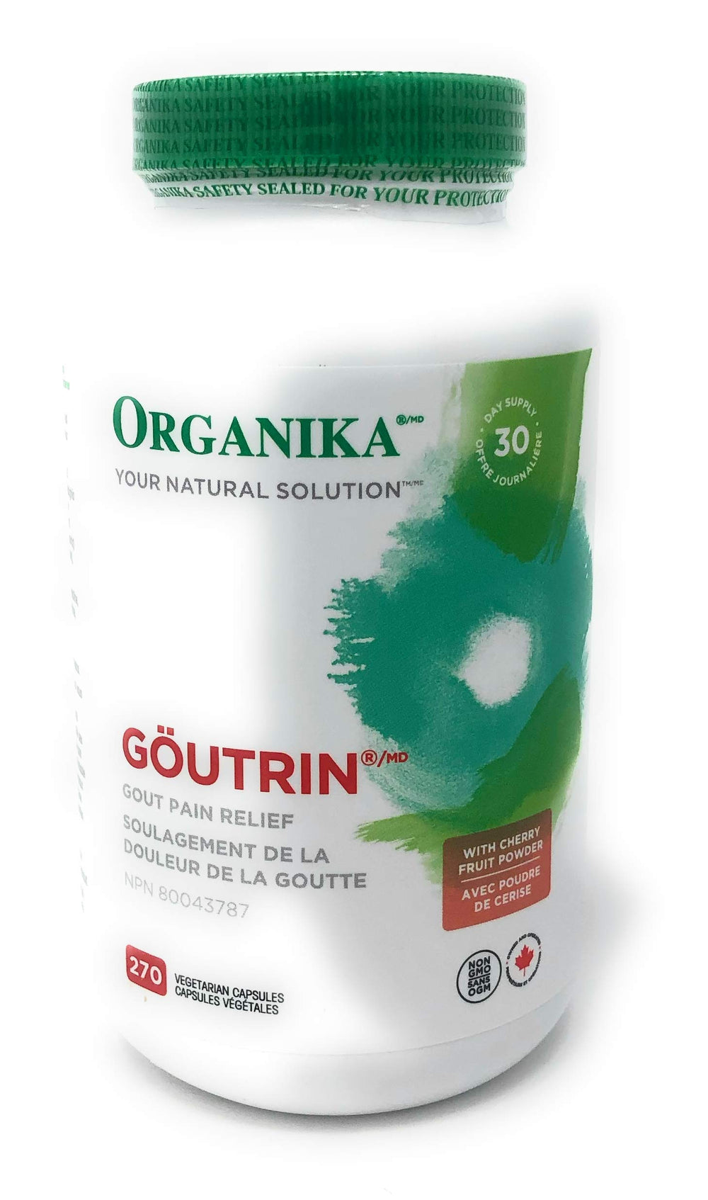 Organika Goutrin 270 Vegetarian Capsules bottle