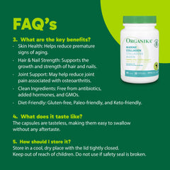 Organika brand logo with product packaging