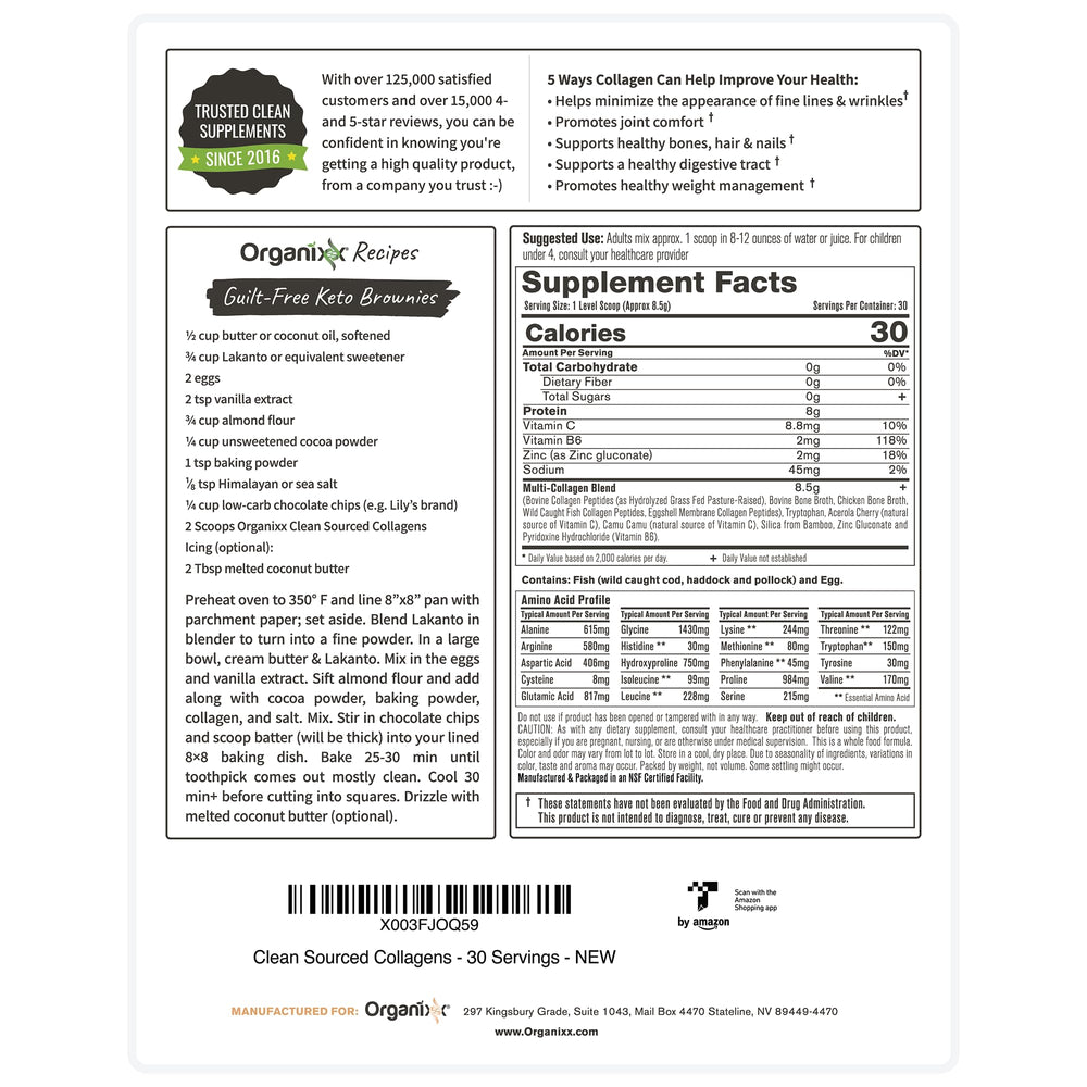 Collagen powder dissolving easily in coffee