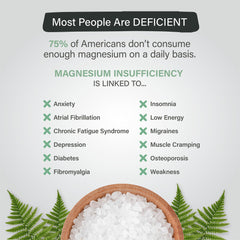 Infographic showing heart and muscle health benefits of magnesium glycinate