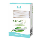 Organyc 200-count box of swabs in white packaging