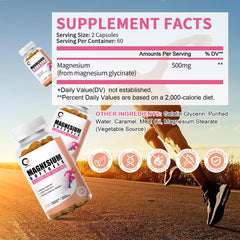 Easy-to-swallow magnesium glycinate softgels