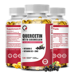 Packshot of ORGEUOS Quercetin 1000mg 120 capsules bottle