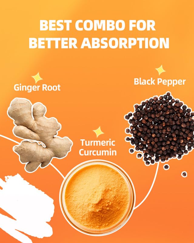 ORGMO Turmeric Curcumin Gummies 2-pack back panel