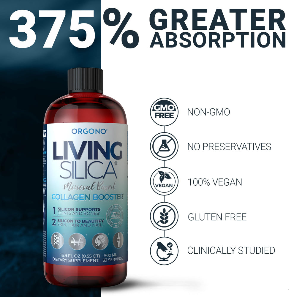 Hair and nails strengthened by Orgono Living Silica