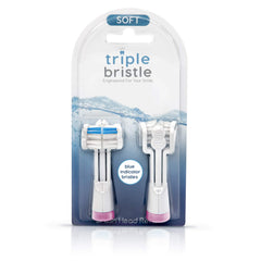 Close-up of Triple Bristle 3-sided head