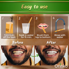Miswak sticks ingredients Salvadora persica