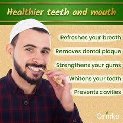 Orinko Miswak sticks packaging
