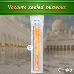 How to use Miswak sticks: trim and brush to clean teeth